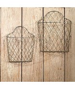 Pair of Wire Wall Baskets -SALE - $51.97 CAD