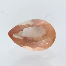 Sunstone Oregon Copper Shiller Orange Precision Faceted 12.5 mm Pear 3.15 carat - £76.68 GBP