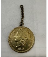 1874 PIAGET HORLOGERS JOAILLIERS   GENEVA SWITZERLAND gold plated Keychain - $38.61