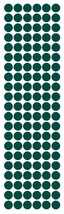 3/8&quot; Dark Green Round Vinyl Color Code Inventory Label Dot Stickers - $1.98+