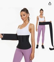 Waist Trainer for Women Lower Belly Fat, Stomach Wraps for Weight Loss, Waist - £13.91 GBP