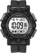 Timex TW4B18100 Men&#39;s Expedition   Chrono-Alarm-Timer 47mm Black Resin Strap ... - $81.87