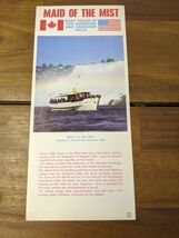 Maid Of The Mist Boat Tours Of The American And Canadian Falls Flyer - €10,70 EUR