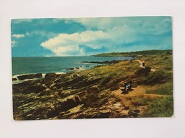  vintage POSTCARD unposted ✉️ THE MARGINAL WAY Ogunquit MAINE USA - £1.91 GBP