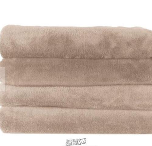 Primary image for Sunbeam Microplush Electric Heated Throw Blanket Sand
