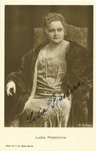 LYDIA POTECHINA (1926) German Silent Film Postcard SIGNED BY LYDIA POTEC... - £98.77 GBP