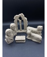 6 Piece Ireland Kilcullen Kieran Forde Crafts Limestone Celtic Nativity Set - $49.49