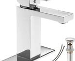 Bathlavish Bathroom Faucet Modern Single Hole Single Handle With Pop Up ... - £61.93 GBP