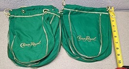 CROWN ROYAL GREEN BAG 9" WITH DRAW STRING -  Lot Of 11 - $899.21 MXN CROWN ROYAL GREEN BAG 9" WITH DRAW STRING -  Lot Of 11 - $899.21 MXN