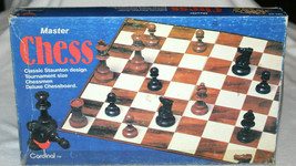 VINTAGE CARDINAL 1981 MASTER CHESS SET NO. 23 COMPLETE GAME - £19.67 GBP
