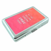 Be The Reason Em1 Hip Silver Cigarette Case Id Holder Metal Wallet 4&quot; X 2.75&quot; RF - £6.35 GBP