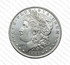 1882 O Morgan Silver Dollar Commemorative COPY coin - £11.79 GBP