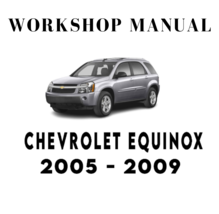 Chevrolet Equinox 2005 2006 2007 2008 2009 Service Repair Workshop Manual - £5.49 GBP