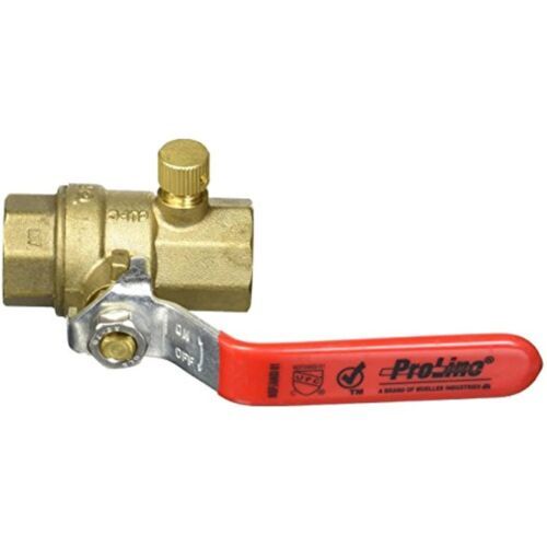 Mueller Industries 107-753NL 1/2 FIP Waste Ball Valve, 1/2-Inch - $23.11