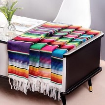 Mexican Table Runner 4Pack 14 x 84 Inches Fiesta Mexican Theme Party Decoration  - £33.37 GBP
