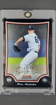 2009 Bowman Chrome #48 Phil Hughes New York Yankees Baseball Card - £1.18 GBP