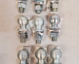 9 Quantity of Hitch Ball Zinc 2"x1"x2" | 5081 | 5000 Lb (9 Qty) - $48.01