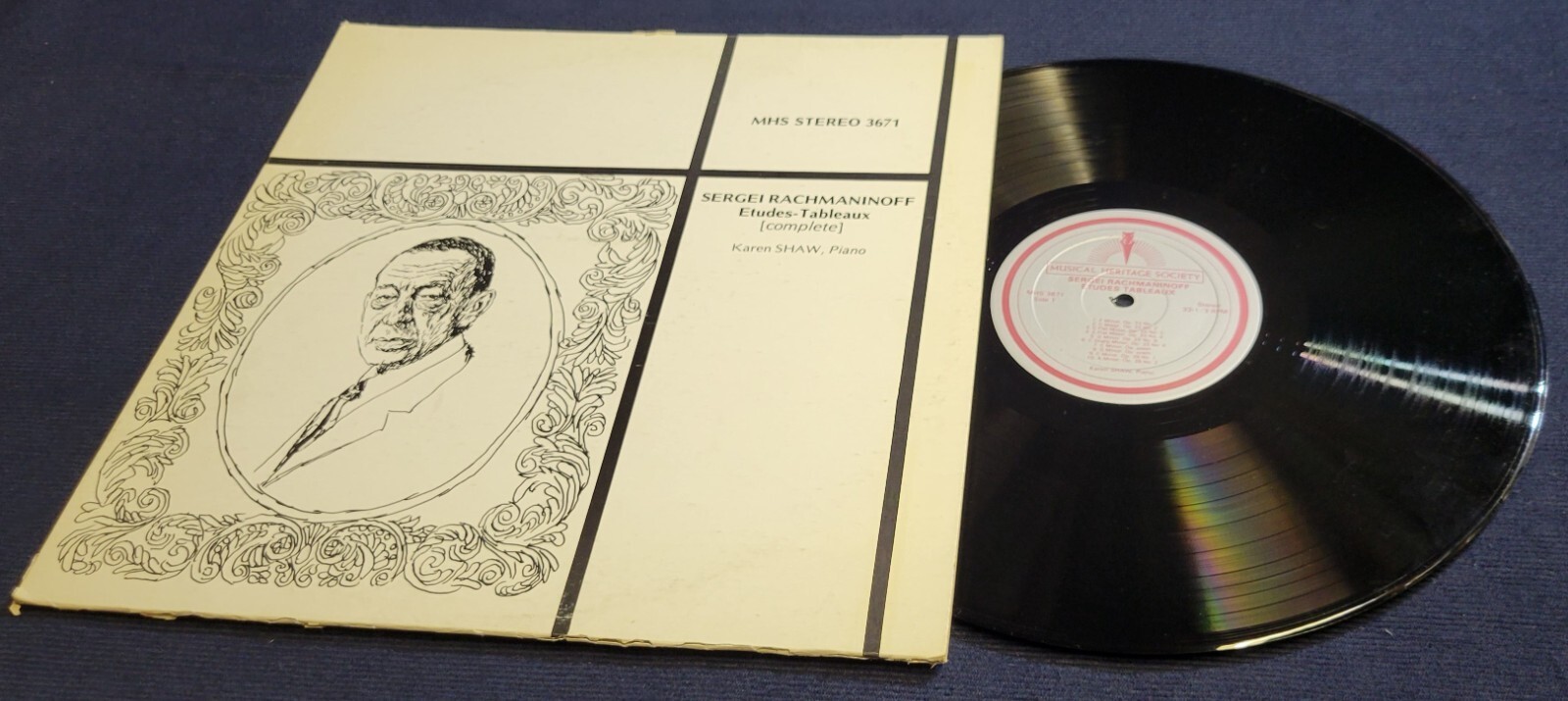 Sergei Rachmaninoff Etudes Tableaux - American Heritage Society - 12&quot; Re... - $5.93