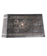 Rectangular Candle Mold Lamp Shade in Black Tin - $93.31 CAD