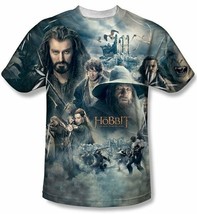 The Hobbit Epic Poster Sublimation Front Print T-Shirt Size XL, NEW UNWORN - £18.94 GBP