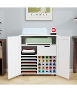 Craft Cart Cabinet Compatible with Cricut for Storage Organization Rolling  - $4,608.05 MXN