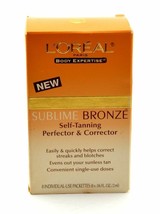 L&#39;Oreal Paris Sublime Bronze Self-Tanning Perfector &amp; Corrector 8 Packettes - £9.25 GBP