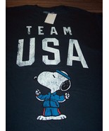 Vintage Style PEANUTS SNOOPY TEAM USA OLYMPICS T-Shirt 2XL XXL NEW w/ TAG - £15.66 GBP