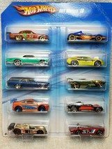 NEW! Hot Wheels 10 Car Pack T5048-0910 2010 Exclusive Mattel!! - £38.67 GBP