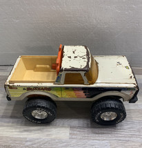 Vintage Nylint Ford Bronco The Buzzard White Pick Up Truck 4X4 Pressed Steel - $49.40
