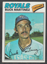 　 Kansas City Royals Buck Martinez 1977 Topps Baseball Card 46 vg/ex - £0.37 GBP