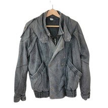 We the Free | Green Gray Chunky Military Bomber Style Jacket, size XS/S - £53.28 GBP