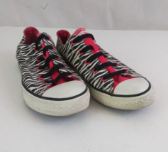 Converse All-Star 634738F  Sneakers Shoes Zebra Print Size 4 Men&#39;s or 6 ... - £13.64 GBP