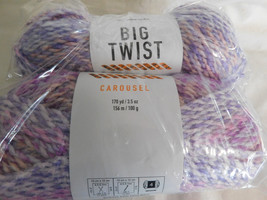 Big Twist Carousel Sunset lot of 2 Dye lot 490784 - £10.23 GBP