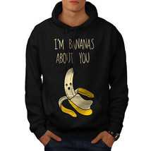 Wellcoda Bananas About You Mens Hoodie, Funny Casual Hooded Sweatshirt - £25.79 GBP+