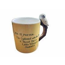 Harry Potter Envelope Ceramic Mug With Sculpted Hedwig Handle Holds 20 Ounces - £21.21 GBP