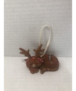 2009 Hallmark Cat Wearing Antlers Holiday Christmas Ornament Grumpy Kitty - $8.49 CAD