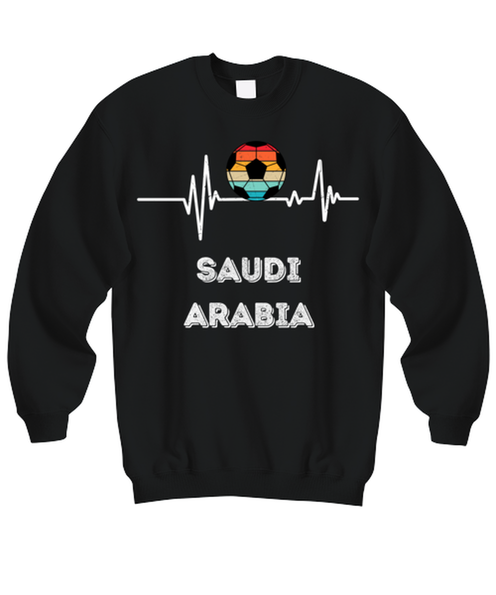 Saudi Arabia, black Sweatshirt. Model 64040  - $39.99