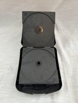 Laserline 12 CD DVD Blu Ray Storage Holder - Flip Up Disc Hard Case Orga... - £6.30 GBP