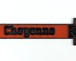 Vintage plastic Chevrolet Cheyenne orange truck badge / emblem 5&quot; no mou... - £15.56 GBP
