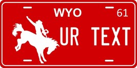 Wyoming 1961 License Plate Personalized Custom Auto Bike Motorcycle Moped Tag - $10.99+