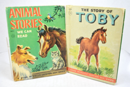 Lot of 2 books Animal Stories We Can Read 1957 The Story of Toby 1950 Ju... - £8.14 GBP