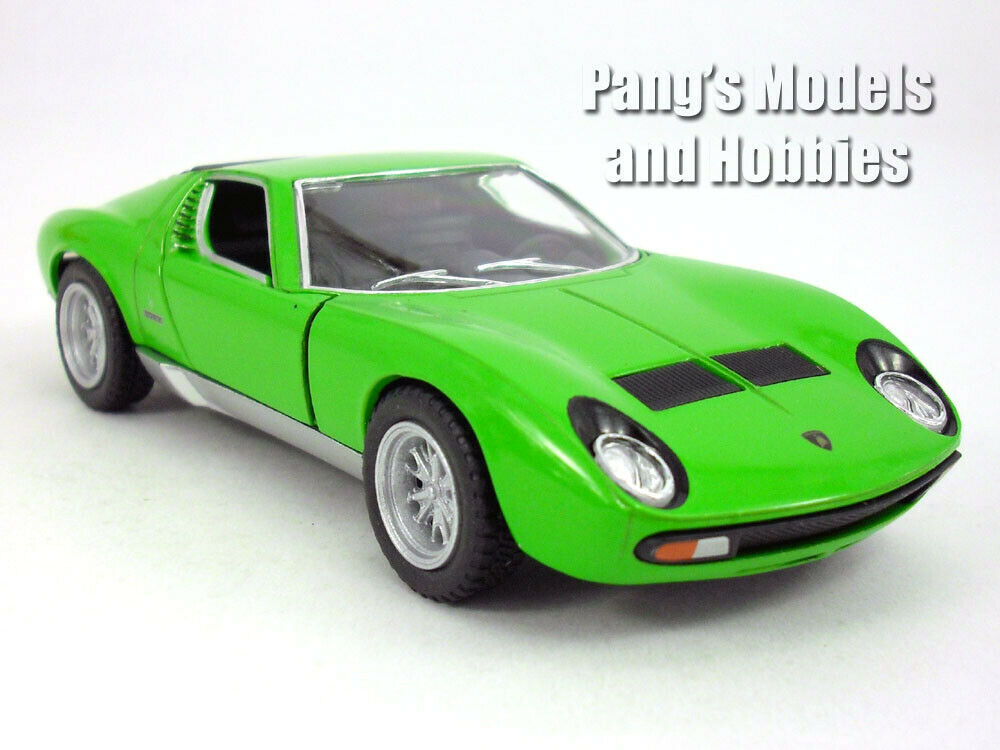 5 inch Lamborghini Miura P400 1/34 Scale Diecast Model by Kinsmart - Green - $12.86