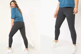 Old Navy Women&#39;s High Rise Heather Gray Leggings Size 2X New - £9.24 GBP