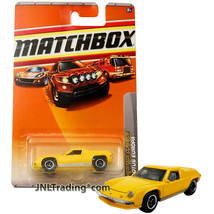 Year 2009 Matchbox Heritage Classics 1:64 Die Cast Car #21 - Yellow LOTUS EUROPA - $19.99
