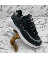 Men’s Fila Ray Black | White | Grey Sneakers - $98.00