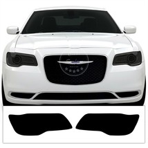 Fits 2011-2022 Chrysler 300 Headlight Head Light Overlay Tint Cover Sticker - £14.14 GBP