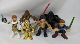 Hasbro Star Wars Galactic Heroes Figure Lot Darth Vader Chewbacca LFL - $24.95