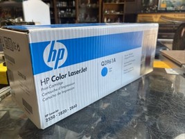 OEM Genuine HP Color LaserJet Print Cartridge Cyan Q3961A for 2550 2820 ... - £14.15 GBP