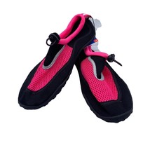 West Loop Womens Small Sz 5/6 Pink &amp; Black Water Boat Shoes Boating Swim... - £7.41 GBP