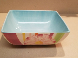 Laurie Gates LGM525S Assorted Color Floral Large Serving Dish (NEW) - £38.88 GBP